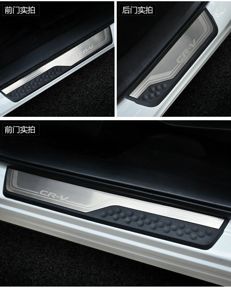 For Honda CR-V 2017-2022 Door Sill Threshold Outer Protector Scuff Plate Trim