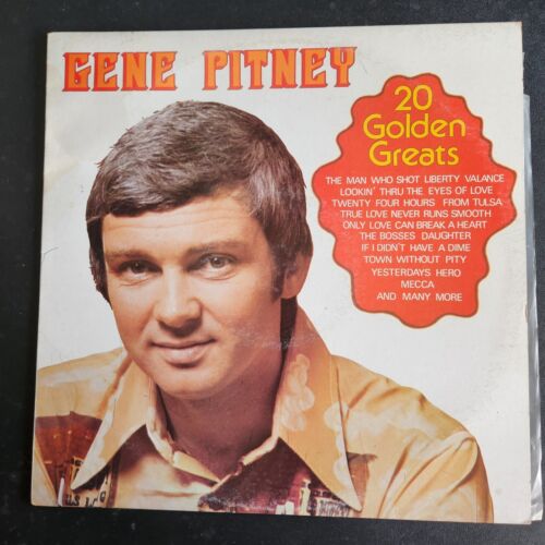 Gene Pitney – 20 Golden Greats Vinyl LP Record 1975 - Picture 1 of 5