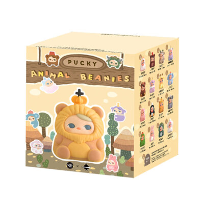 Genuine POP MART PUCKY Animal Beanies Series - Blind Box Toy