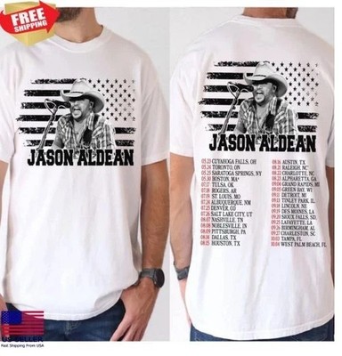 Jason Aldean Full Throttle Tour 2025 , Country Music Concert  T-Shirt