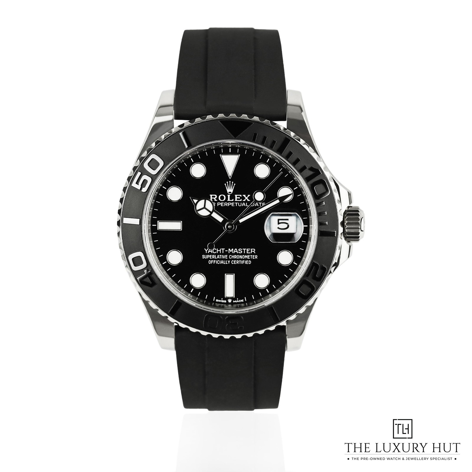Rolex Yacht-Master 226659 - 2020, Box & Papers 42mm 18ct White Gold Black Dial