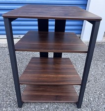    AV Media Stand 4-Tier Shelf for Record Player Stereo LOCAL PICKUP ONLY