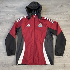 Newcastle United 24/25 Adidas Rain Jacket Medium (See Description)