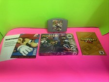 Mario Kart 64 W/Clamshell Manual Inserts N64 Nintendo 64 Tested Authentic