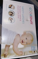 Cabinet Locks Safety Latches Baby Proof Lock Drawer Door 20 Pack GoodStaff 