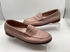 WEEJUNS G.H. Bass women's leather loafers shoes driving mocs pink 9