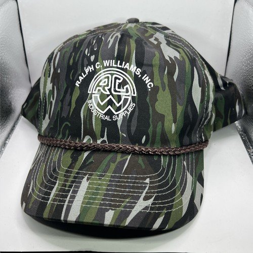 Cobra Caps Ralph C Williams Camo Snapback Hat Rope Trucker Hat