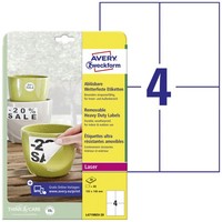 Avery-Zweckform L4719REV-20 Folien-Etiketten 105 X 148 Mm Polyester-Folie Wei...