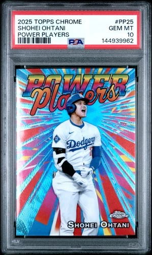 144939962 Shohei Ohtani 2025 Topps Chrome #PP-25 Power Players PSA 10