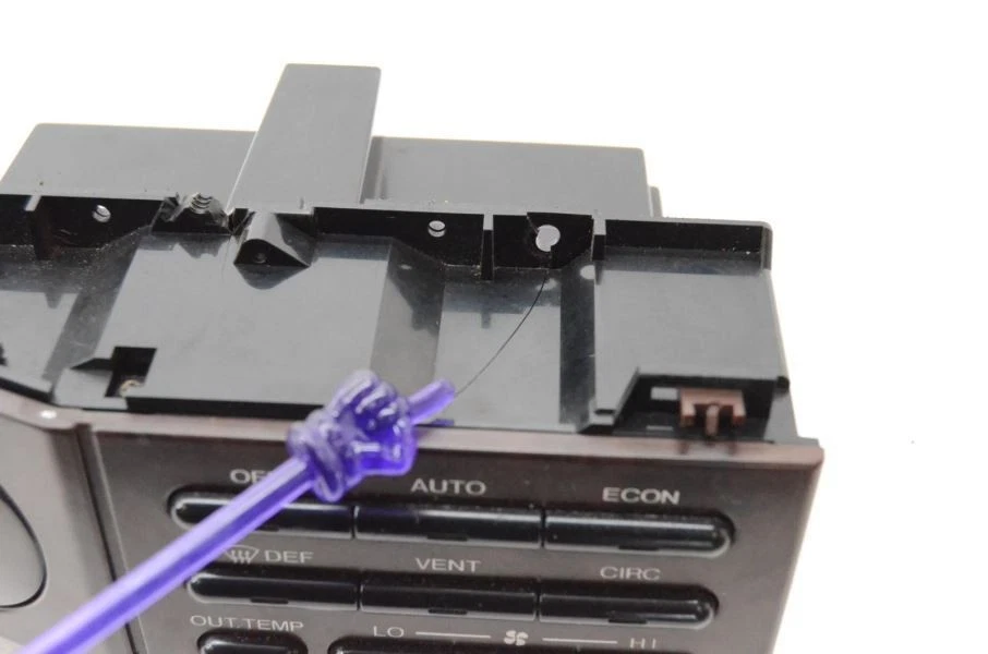 1993-1997 Subaru SVX LSI Driver Left Side Heat and AC Controller - Image 2 of 4