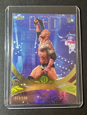 Topps 2026 WWE Peak Performance The Rock Insert #220 Serial /150
