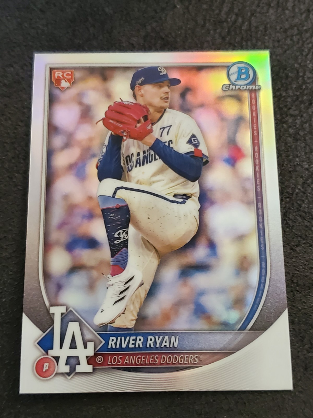 2025 Bowman River Ryan Bowman Chrome Red Rookie Logo Rookie #69