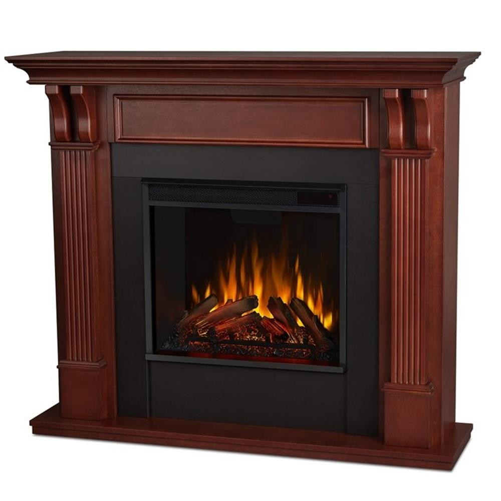 Real Flame Ashley Electric Fireplace in Mahogany