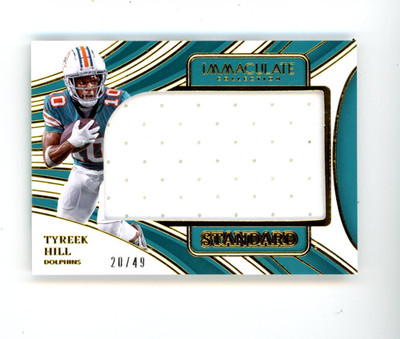 Tyreek Hill 2024 Panini Immaculate Standard Patch /49