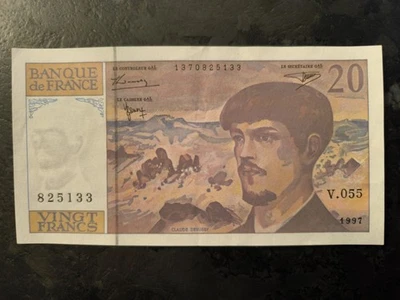 FRANCE billet 20 francs DEBUSSY - 1997 -  UNC-NEUF - Photo 1/2