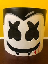 Official DJ Marshmello EDM Rave Party Plastic Vampire Halloween Helmet Mask