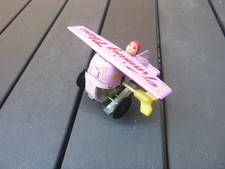 Vintage Blechspielzeug &bdquo;Training Plane&ldquo; MS-011 &ndash; Aufziehspielzeug defekt!