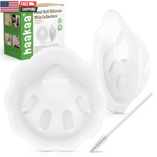 Petal Soft Silicone Milk Collector  Discreet Leak-Protection Breast Milk Saver, R