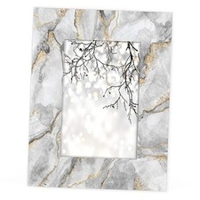 Marble Texture Morden 4X6in Picture Frames Wooden 4x6in photo B: Grey Marble