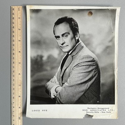 Louis Nye Vtg 1965 Press Photo 8x10 NRB Associates Comedian Publicity Headshot