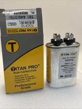 Titan Pro TOCF10 Motor Run Capacitor 440/370v 60/50 Hz 10 MFD - FEDEX SHIPPER US
