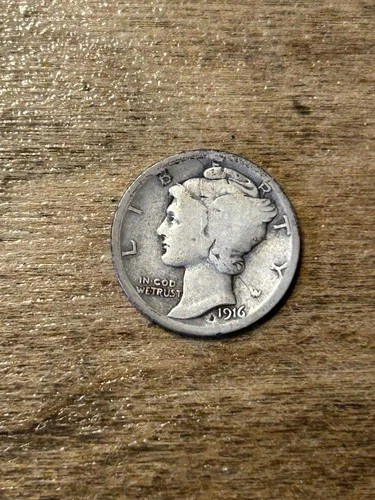 1916S Mercury Dime VG