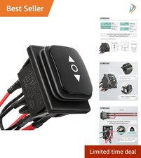 Durable Waterproof 6-Pin Switch - Reverse Polarity Motor Control Device
