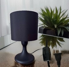 Table Lamp With Lamp Shade Office Desk Lamp LED Black Electric SPACE SAVING