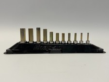 Snap-On 211EFAMY 11 Pc 3/8" Drive Metric Hex Bit Socket Set 4-14mm Standard Alle