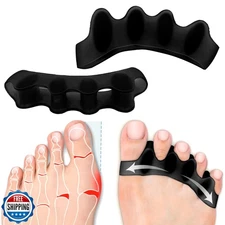 sundpik 2PCS Toe Separators for Women and Men, Gel Toe Spacers fo