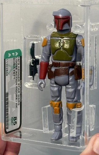 AFA 85 Star Wars 1979 Loose Boba Fett Original Made In HK Mint New Case Style