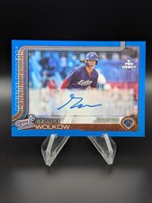 2025 Topps Pro Debut Autographs George Wolkow Blue Prospect Auto /150