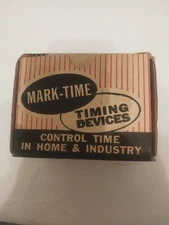 M. H. Rhodes vintage Mark-Time wall box time switch (#90015) 12 hours with hold