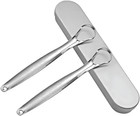 2 Pack Stainless Steel Tongue Cleaner Scraper for Dental Care Hygiene Oral Mouth
