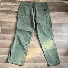 Y2K Jesse James Carpenter Pants Mens Canvas Grunge Workwear Size 36x30 READ
