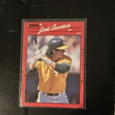1990 Donruss - José Canseco #125 Oakland Athletics Baseball Card