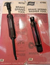 2pc Lisle 46750 Brake Spring Tool 47400 Brake Spring Washer Tool Usa 