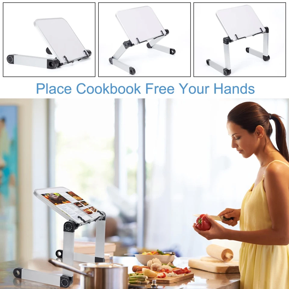 Buchständer Leseständer Einstellbarer, Buchhalter Ergonomischer Kochbuchhalte... - Bild 4 von 4