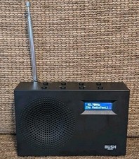 Bush BD-1709 Portable DAB/FM Radio with LCD Display - Black (824/2303)