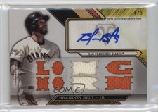 2016 Topps Triple Threads Relics Gold 4/9 Brandon Belt #TTAR-BB1 Auto 0b0