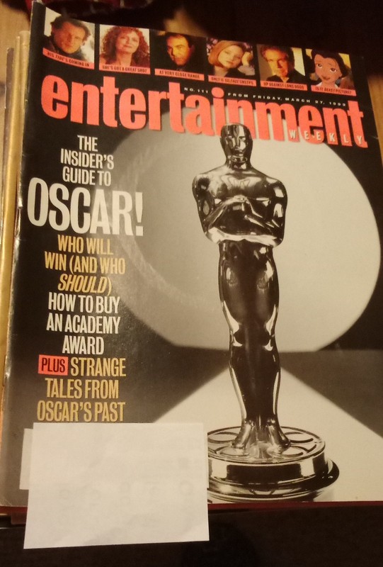 Lot Set 4 Entertainment Weekly EW Magazines Oscars 1992-1995 Winners And Losers