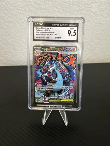 Pokemon TCG Mega Charizard X ex 023 Promo - CGC Mint+ 9.5