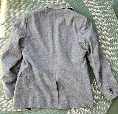Men’s Banana Republic 2 Button Blazer 40S Gray Tailored Fit - Picture 2 of 7