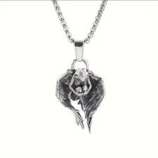 Sleeping Angel Jewelry Vintage Silver Sexy Goddess Sleeping Pendant Necklace
