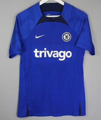CHELSEA LONDON 2022 2023 TRAINING JERSEY SHIRT TRIVAGO NIKE SIZE S