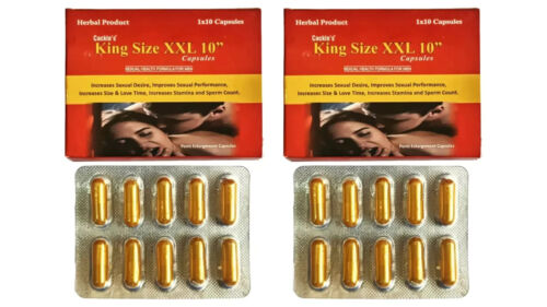 Herbal Male Enhancement Test Boost Ultra Stamina Sex 20 Cap for Men Performance - Picture 3 of 4
