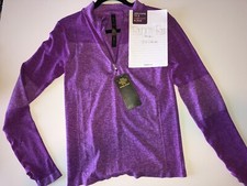 Stella Elyse Athletic Jacket Lightweight Fuchsia Purple Los Angeles Thumb Holes