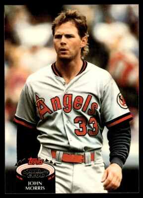1992 Stadium Club #796 John Morris California Angels