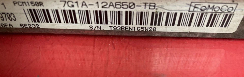 Computadora Mercury Montego 07 3,0 L PCM ECM ECU 7G1A-12A650-TB Garantía Foto 2 de 3