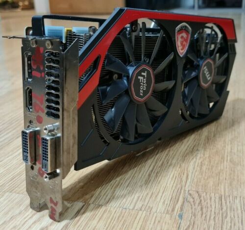 Good & Fast!  MSi GeForce GTX 760 GPU 2GB Graphics Video Gaming Card (Ref 7) - Afbeelding 1 van 12